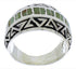 Turquoise Inlay Sterling Silver Jewelry Ring Size 4-3/4 WX35924